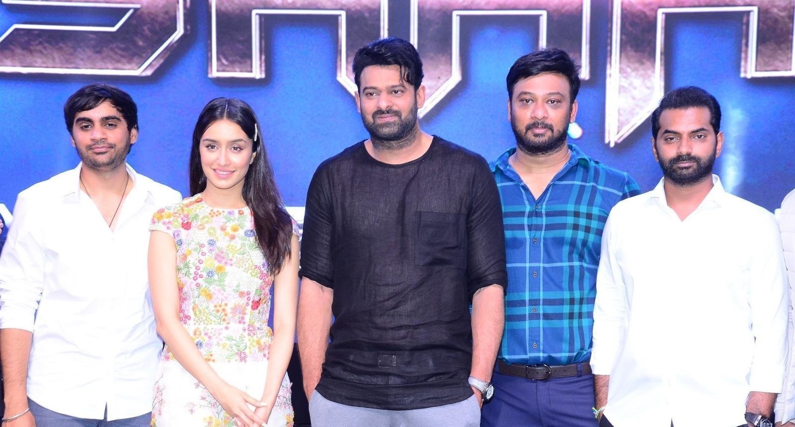 Saaho Movie Pre Release Event Stills At Ramoji Film City Hyderabad Set 3