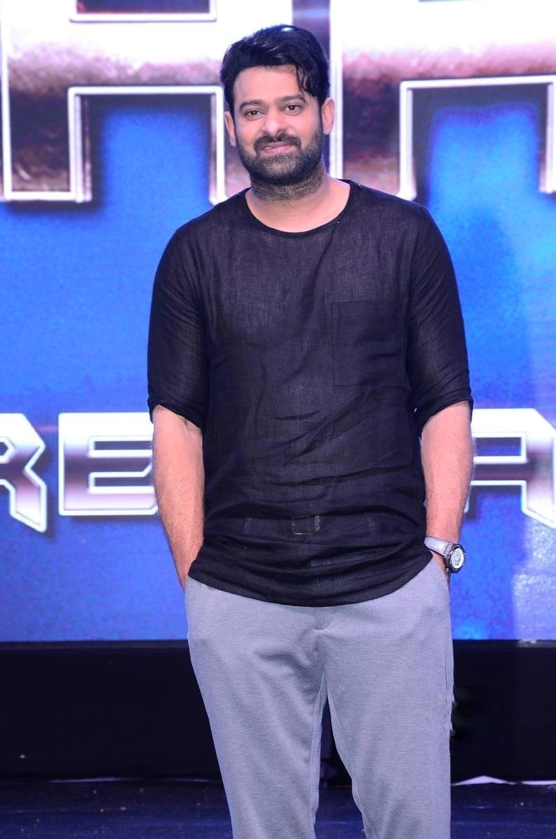 Saaho Movie Pre Release Event Stills At Ramoji Film City Hyderabad Set 3