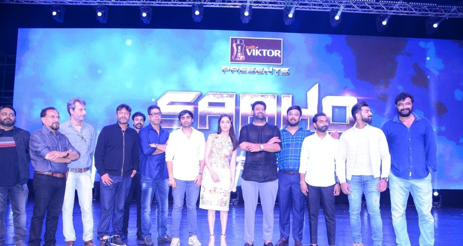 Saaho Movie Pre Release Event Stills At Ramoji Film City Hyderabad Set 3