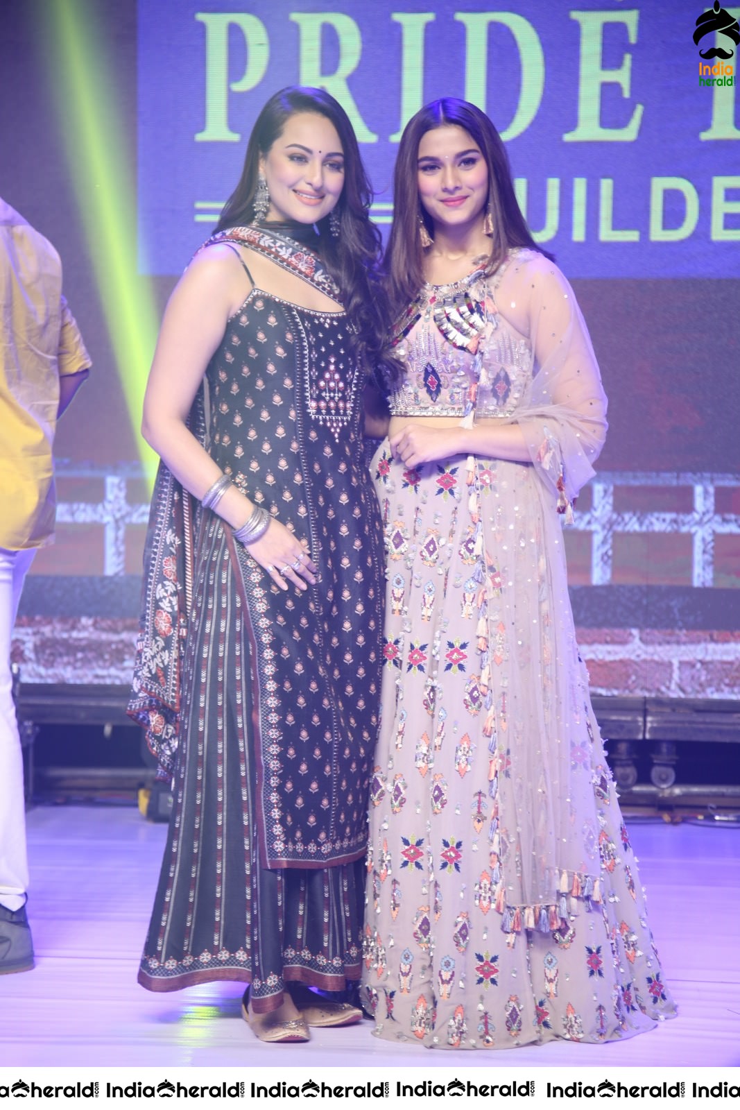 Saiee Manjrekar and Sonakshi Sinha at Dabangg 3 Event Set 1