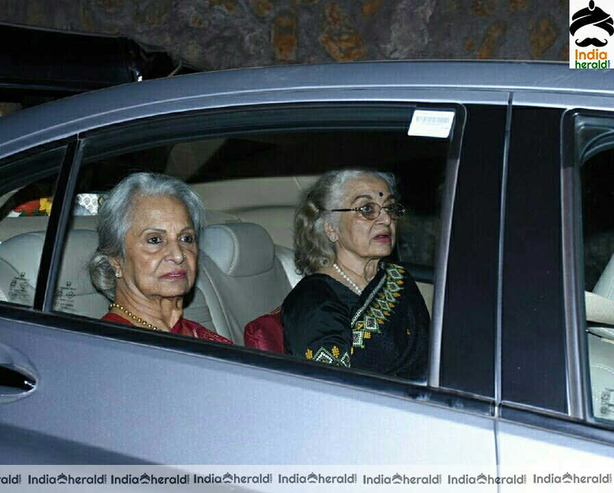 Salman Khan And Others At Helen Birthday Party At Sohail Khan House In Bandra Set 2