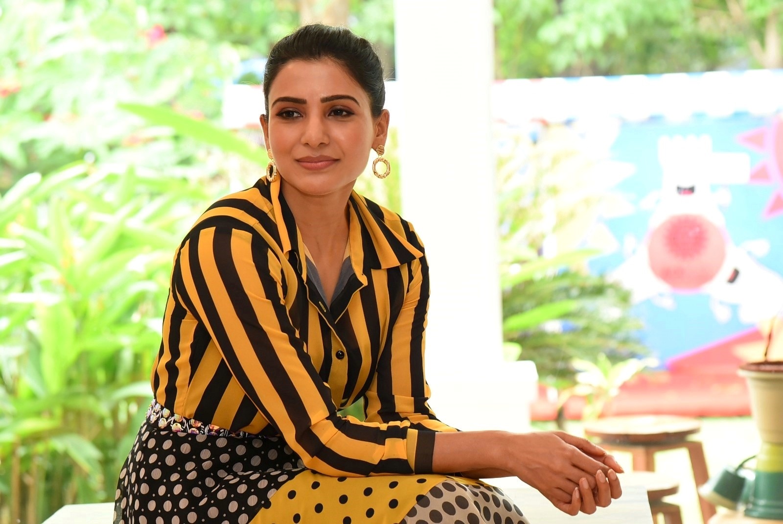 Samantha Oh Baby Movie Interview Press Stills Set 1