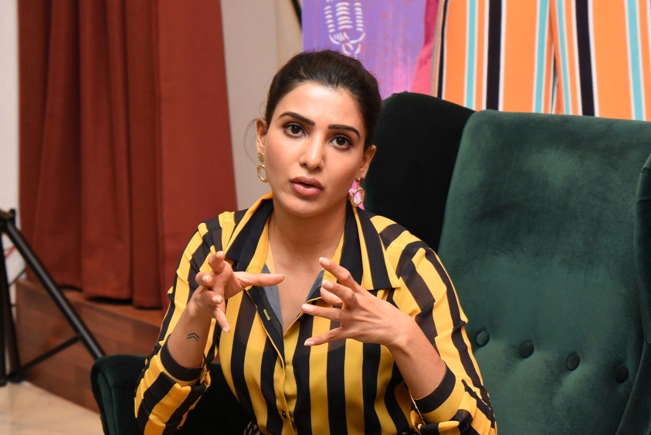 Samantha Oh Baby Movie Interview Press Stills Set 1