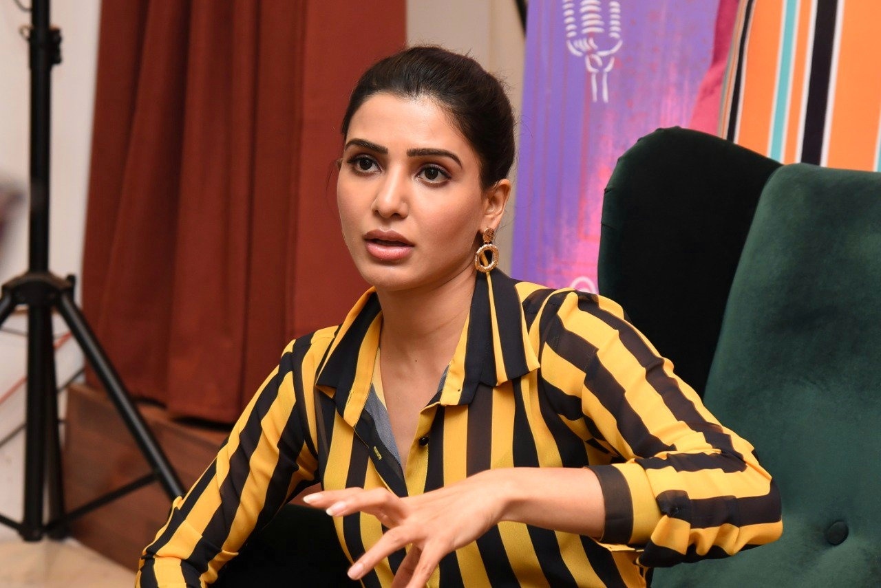 Samantha Oh Baby Movie Interview Press Stills Set 1