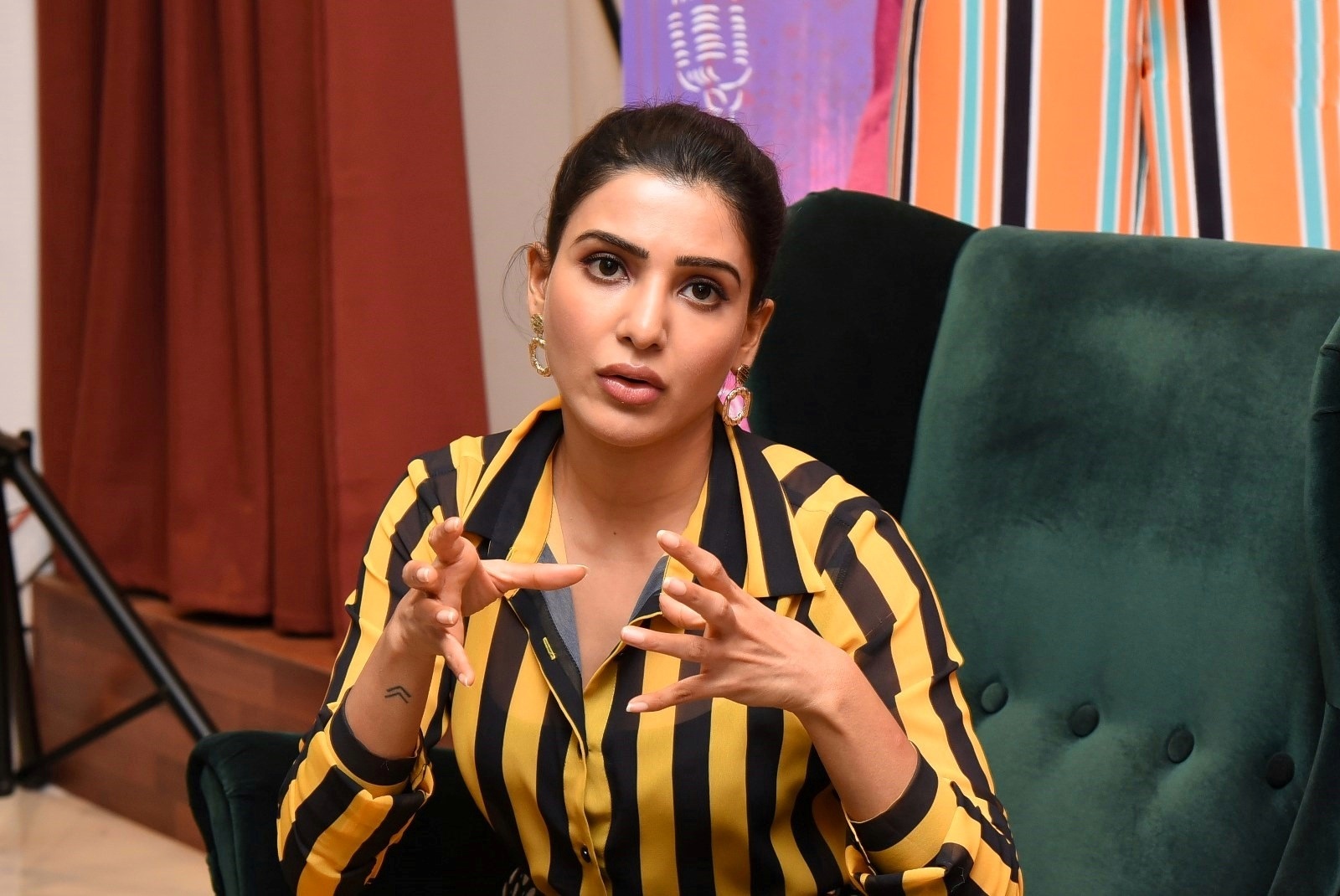 Samantha Oh Baby Movie Interview Press Stills Set 2