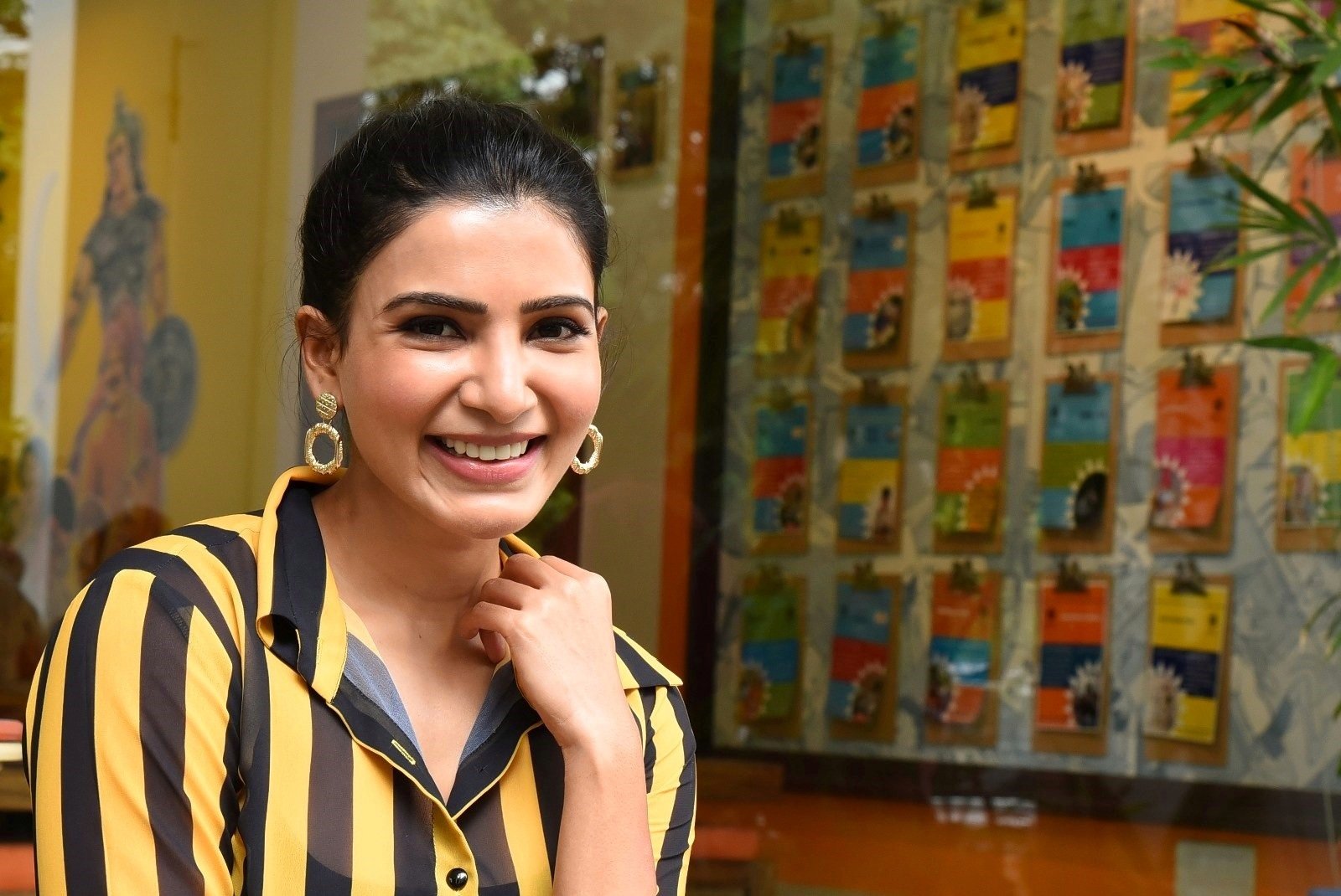 Samantha Oh Baby Movie Interview Press Stills Set 2