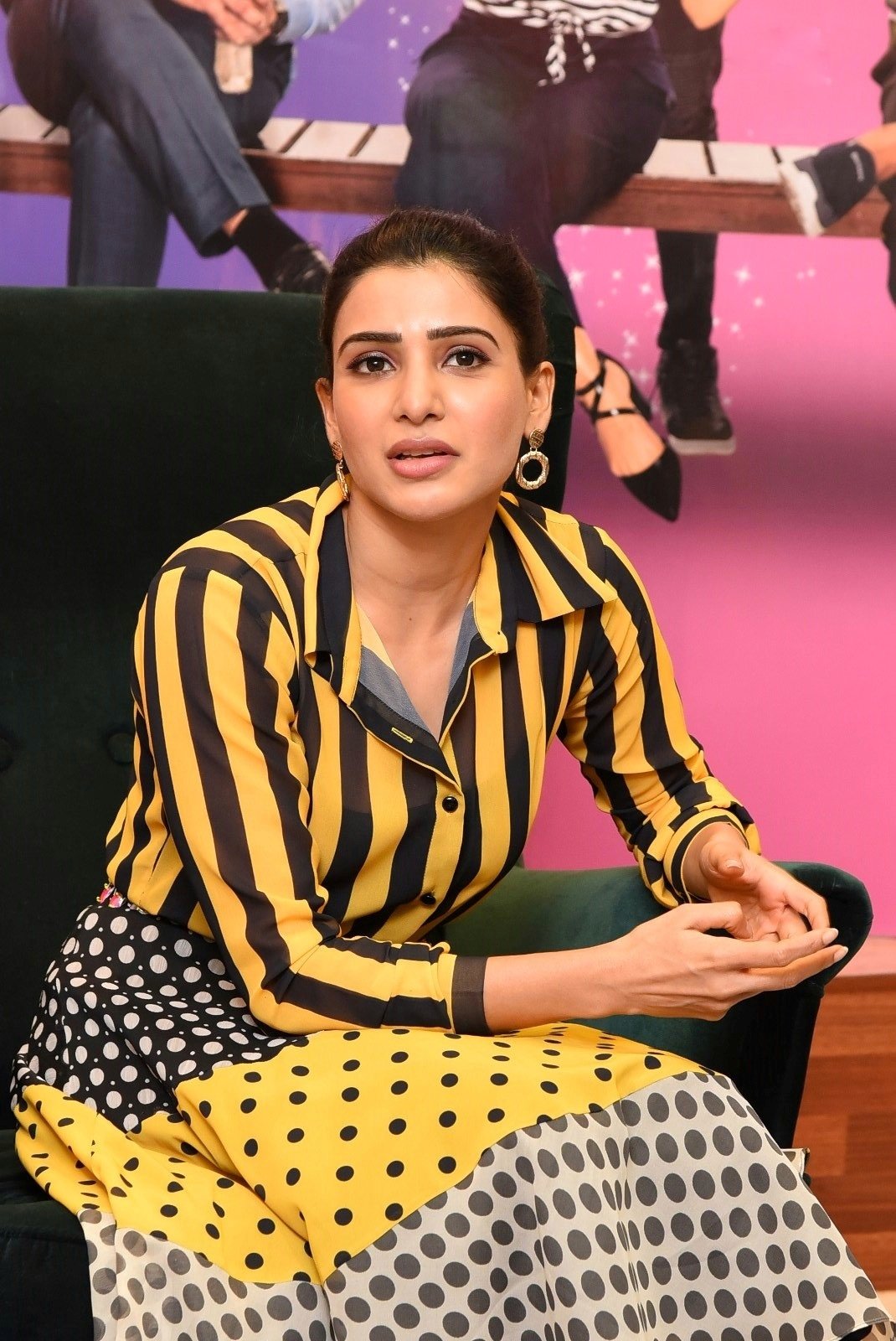 Samantha Oh Baby Movie Interview Press Stills Set 2