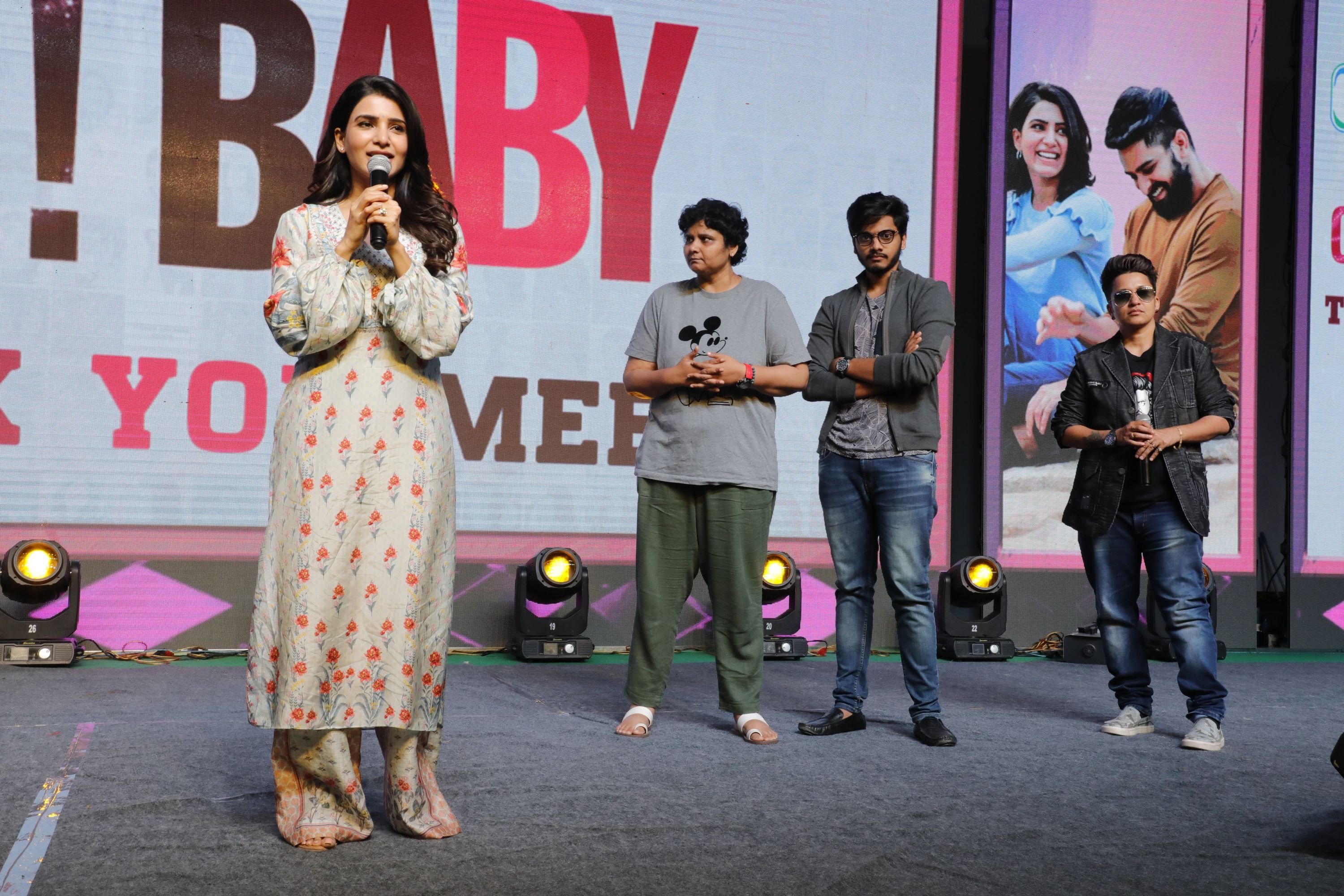 Samantha Oh Baby Movie Thanks Meet At SS Convention Vijayawada HD Photos Set 1
