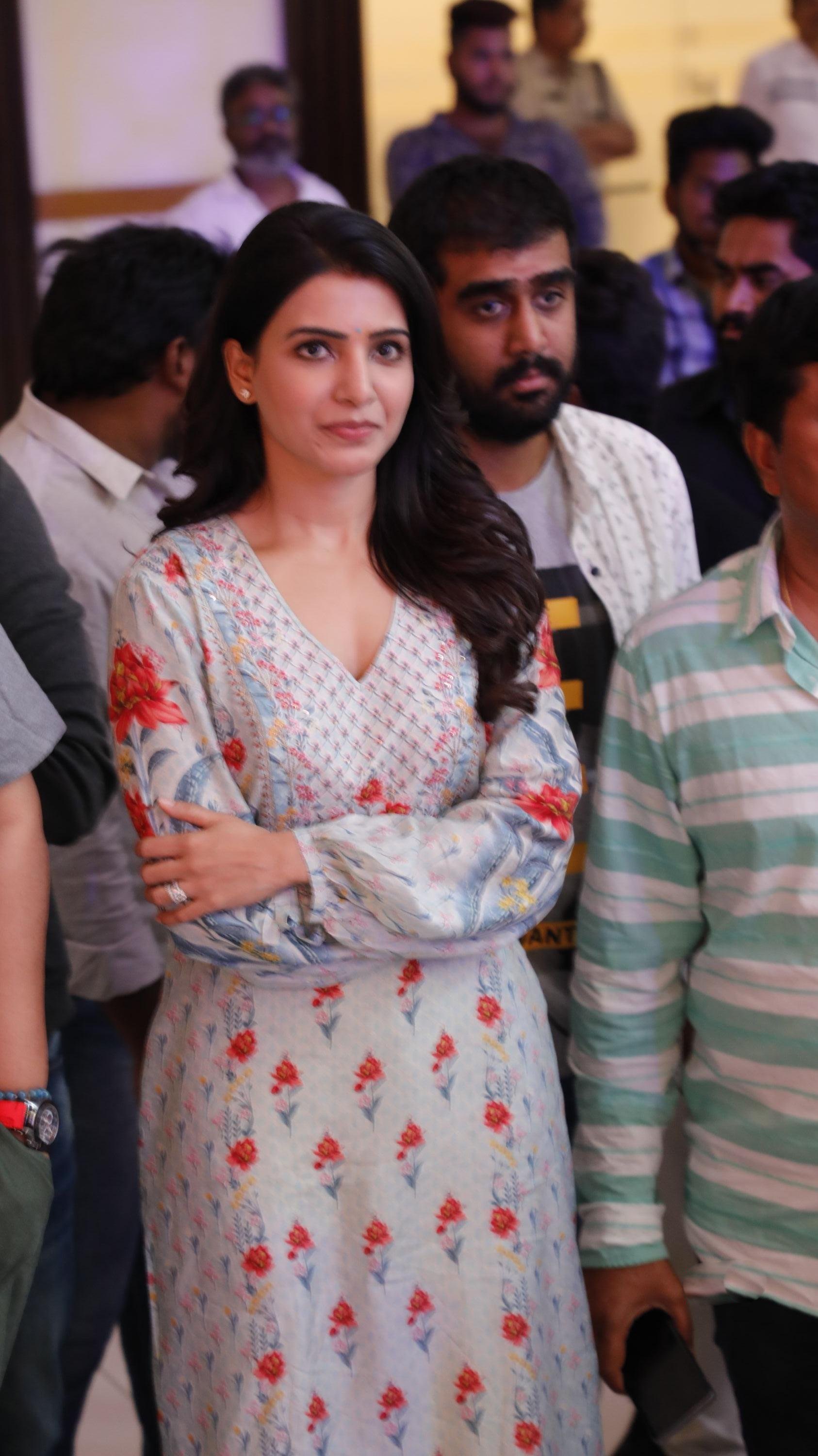 Samantha Oh Baby Movie Thanks Meet At SS Convention Vijayawada HD Photos Set 1