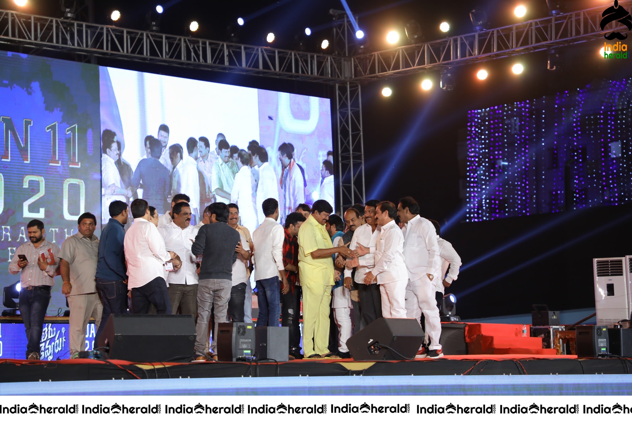 Sarileru Neekevvaru Song Launch at Vizag Set 2