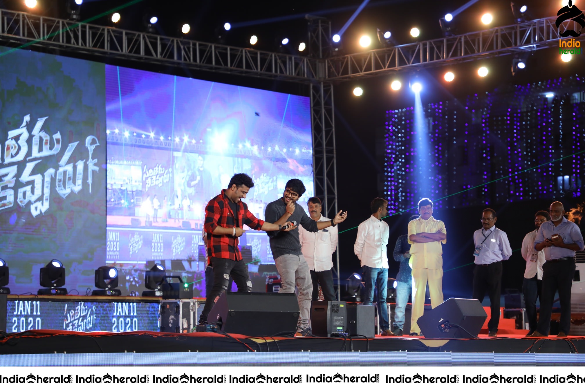 Sarileru Neekevvaru Song Launch at Vizag Set 3