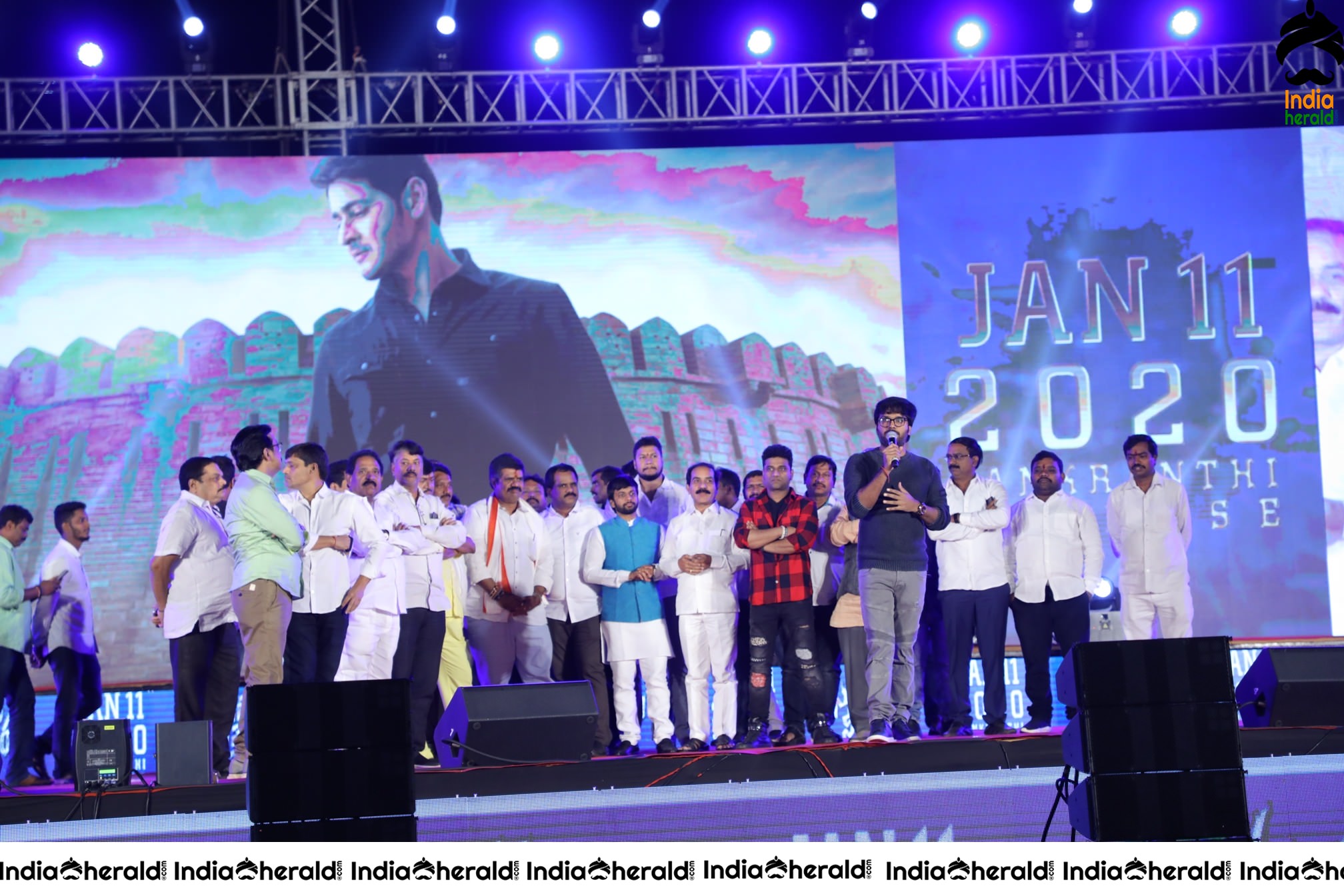 Sarileru Neekevvaru Song Launch at Vizag Set 3