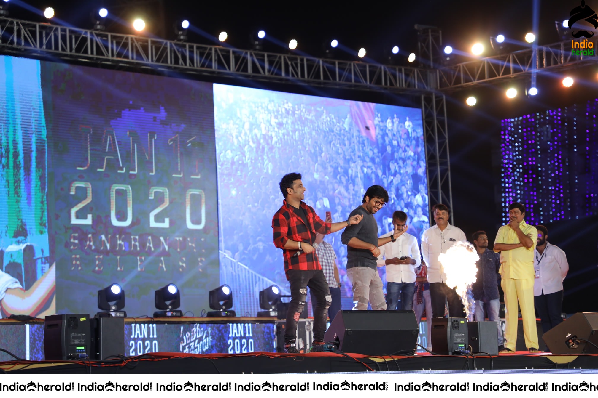 Sarileru Neekevvaru Song Launch at Vizag Set 3