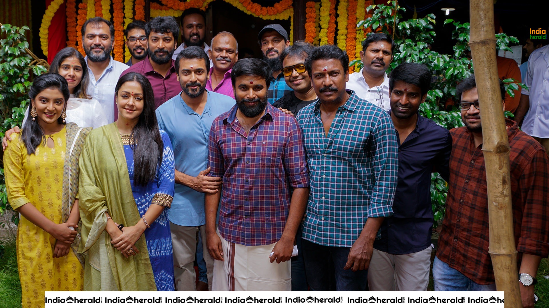 Sasikumar and Jyothika movie Pooja happened at Chennai