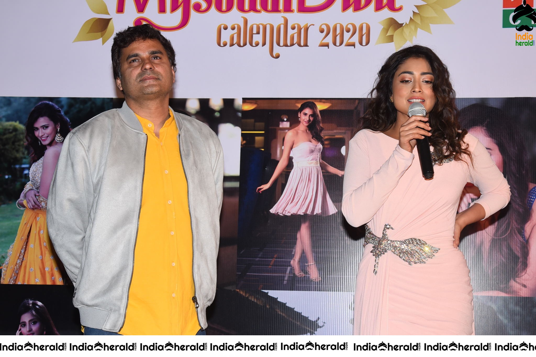 Shriya at My South Diva 2020 Calendar launch