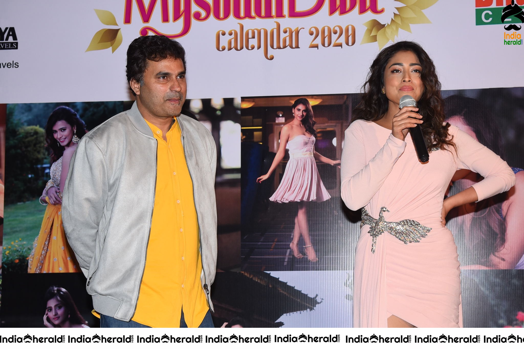 Shriya at My South Diva 2020 Calendar launch