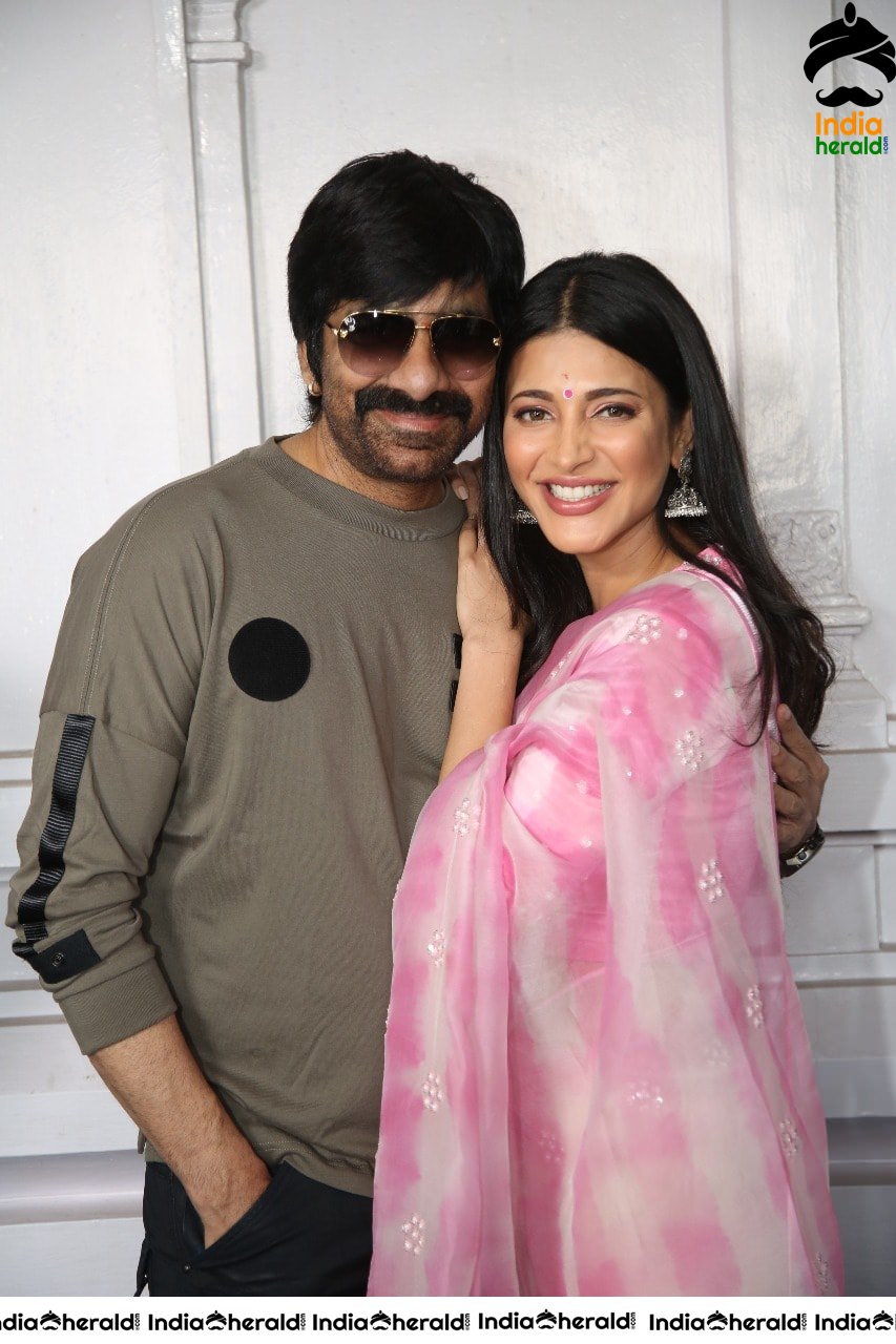 Shruti Haasan and Ravi Teja starrer Krack begins with Pooja