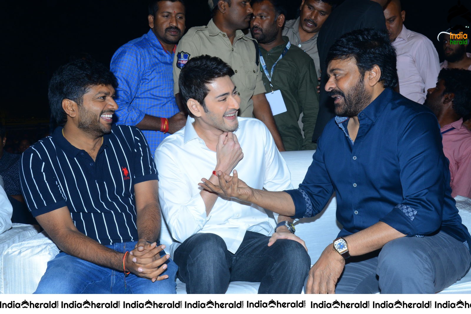 Some Candid Clicks from Sarileru Neekevvaru Event Set 1