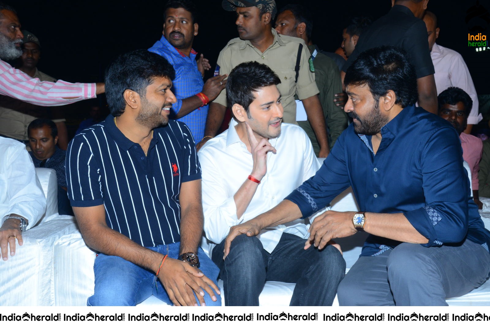 Some Candid Clicks from Sarileru Neekevvaru Event Set 1