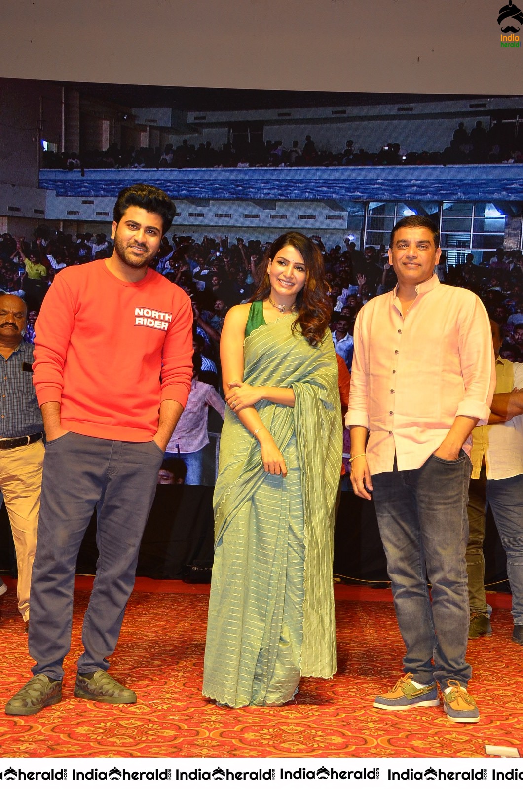 Some Unseen Stills of Samantha in Green Saree from Jaanu event Set 2