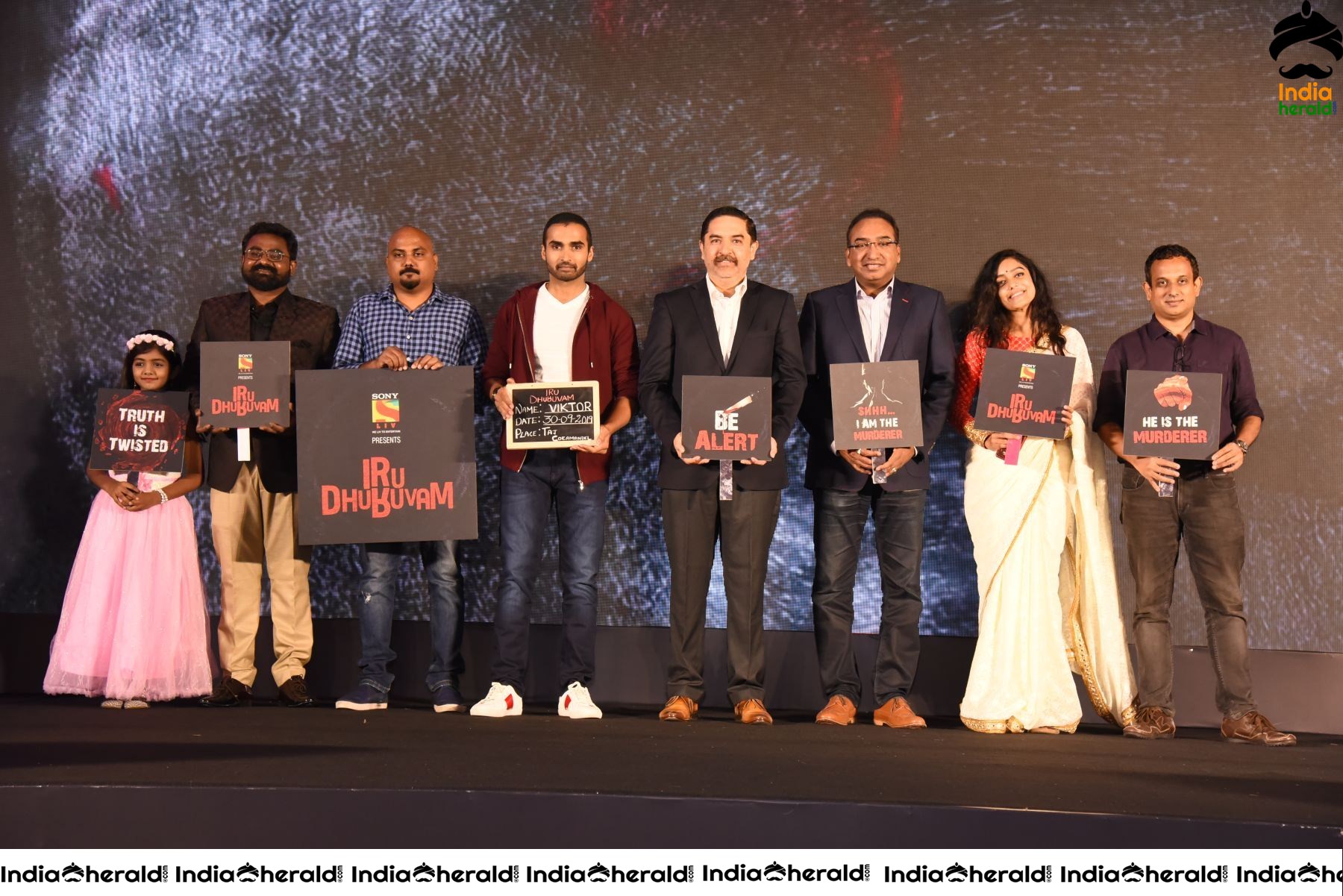 Sony LIV in Iru Dhuruvam Web Series Launch Photos Set 3