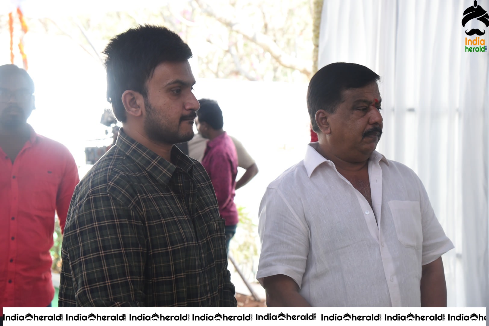 Sresth Films Banner where Nithiin teams up with Merlapaka Gandhi Pooja Stills Set 1