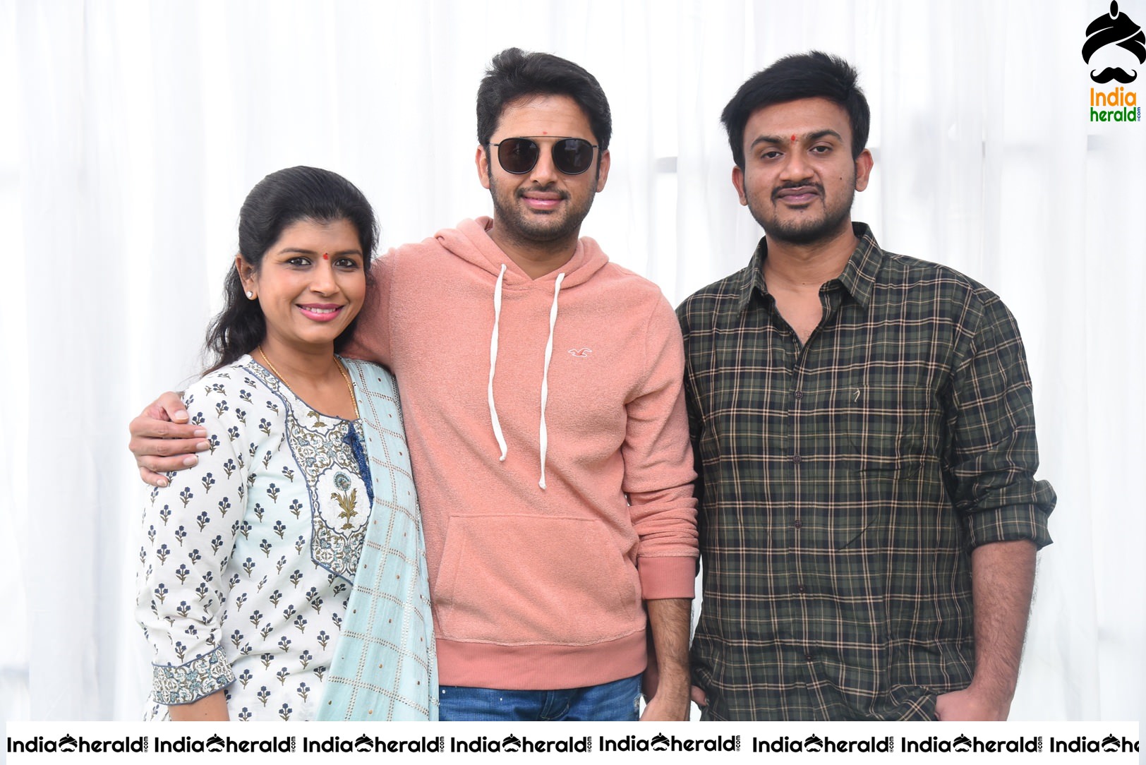 Sresth Films Banner where Nithiin teams up with Merlapaka Gandhi Pooja Stills Set 3