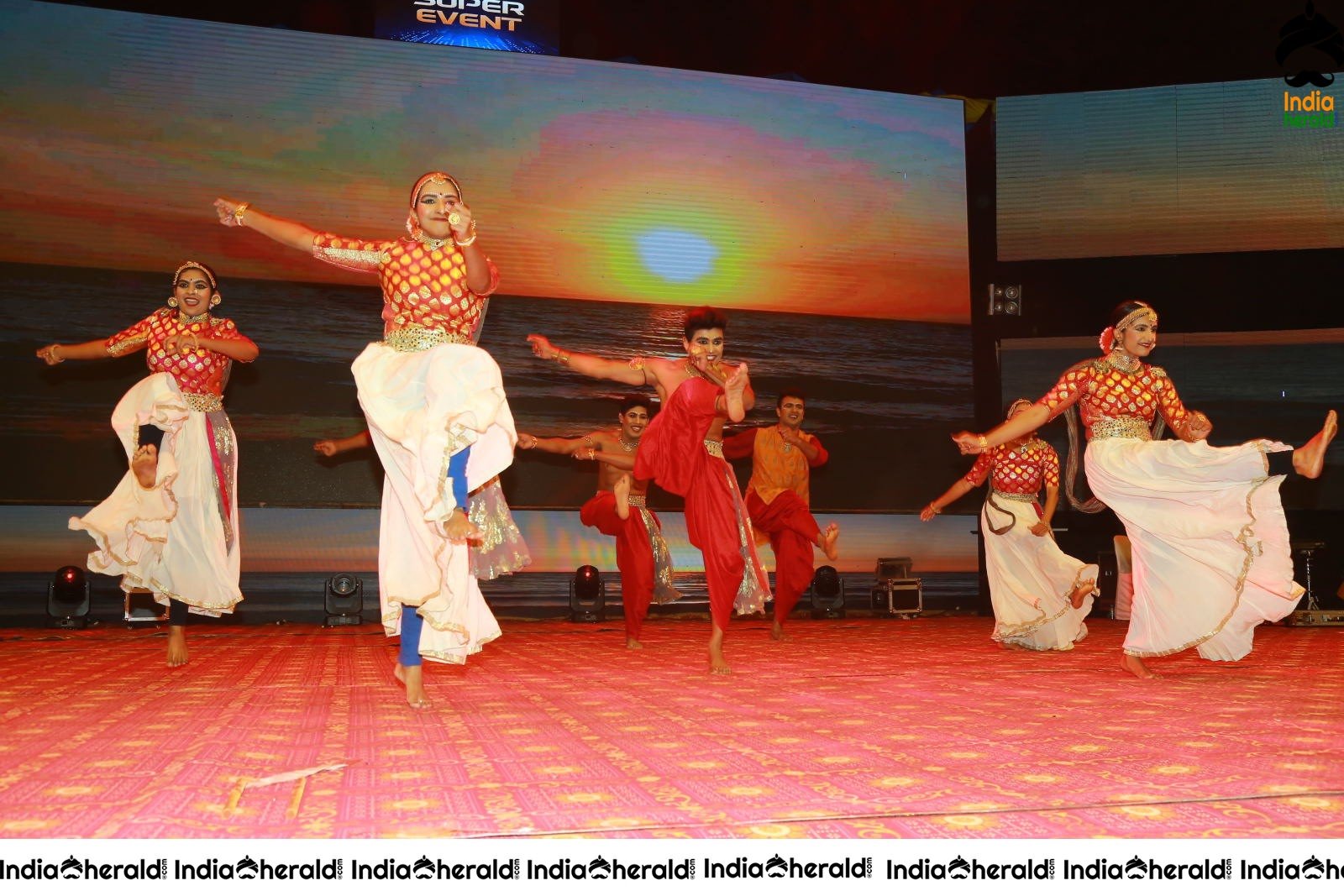 Stage Performance during Sarileru Neekevvaru Event Set 2