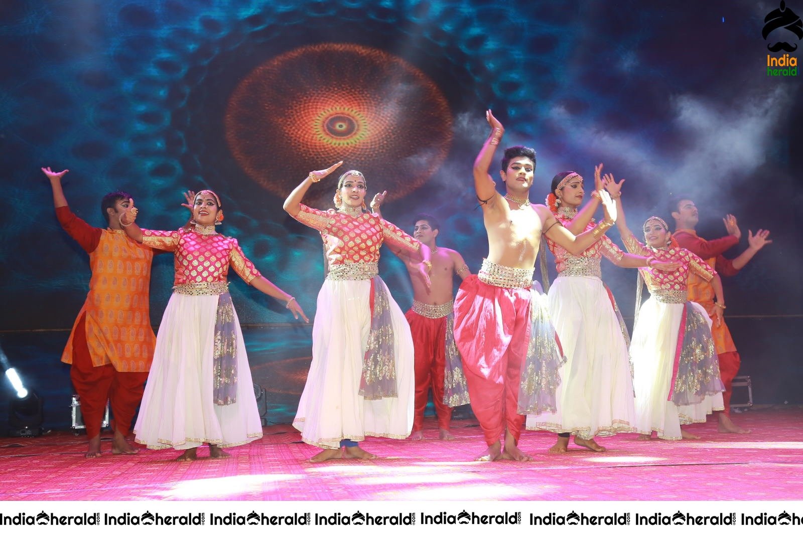 Stage Performance during Sarileru Neekevvaru Event Set 2