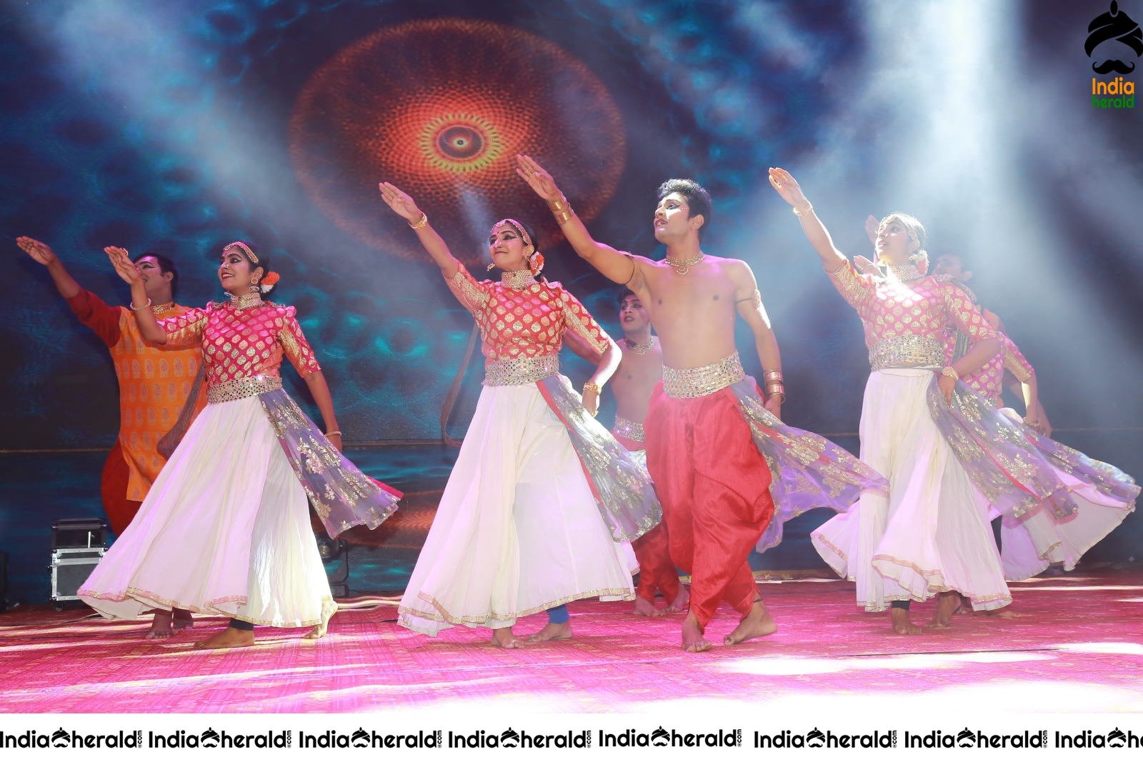 Stage Performance during Sarileru Neekevvaru Event Set 2