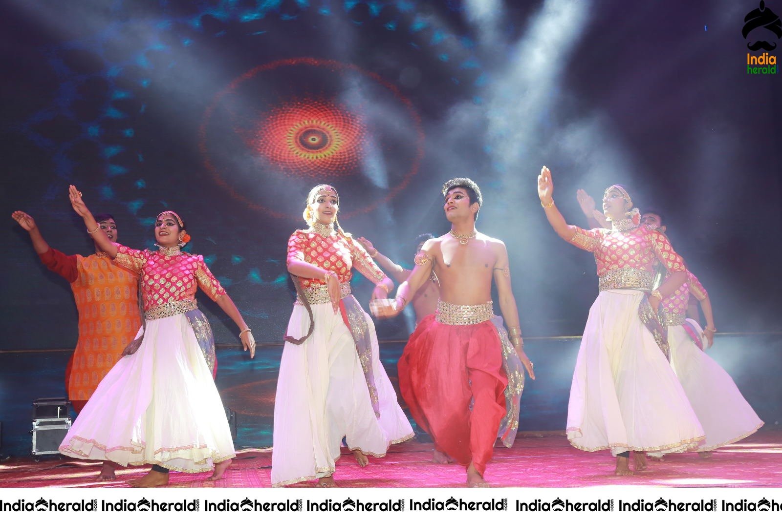 Stage Performance during Sarileru Neekevvaru Event Set 2