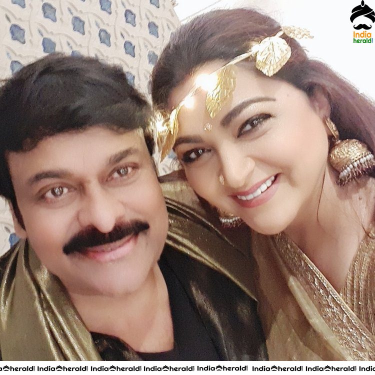 Stars having a gala time at the 80s reunion hosted by Megastar Chiranjeevi