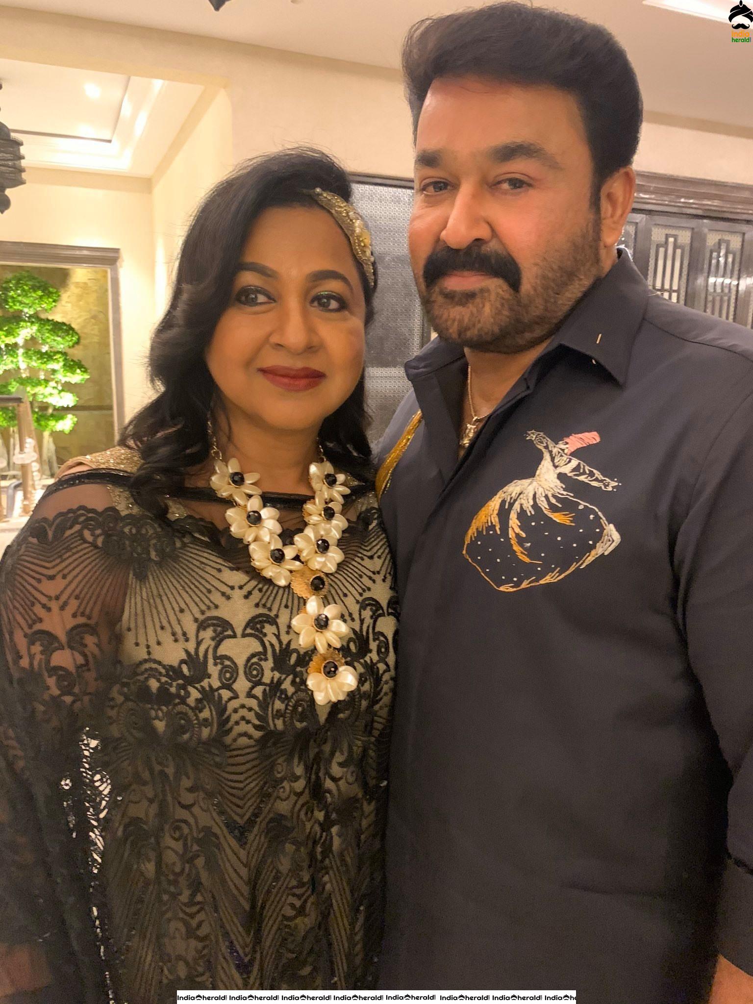 Stars having a gala time at the 80s reunion hosted by Megastar Chiranjeevi