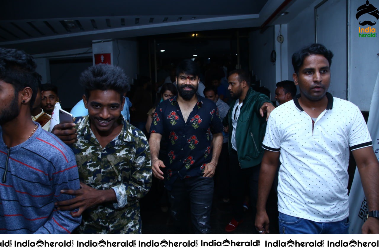 Success Tour Pics of Raju Gari Gadhi3 in Telangana
