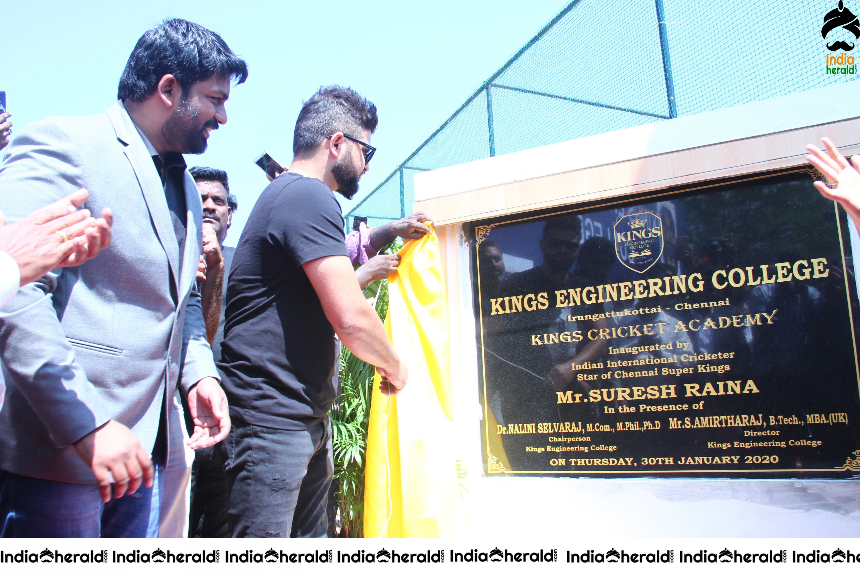 Suresh Raina inaugurates Kings Cricket Academy in Chennai