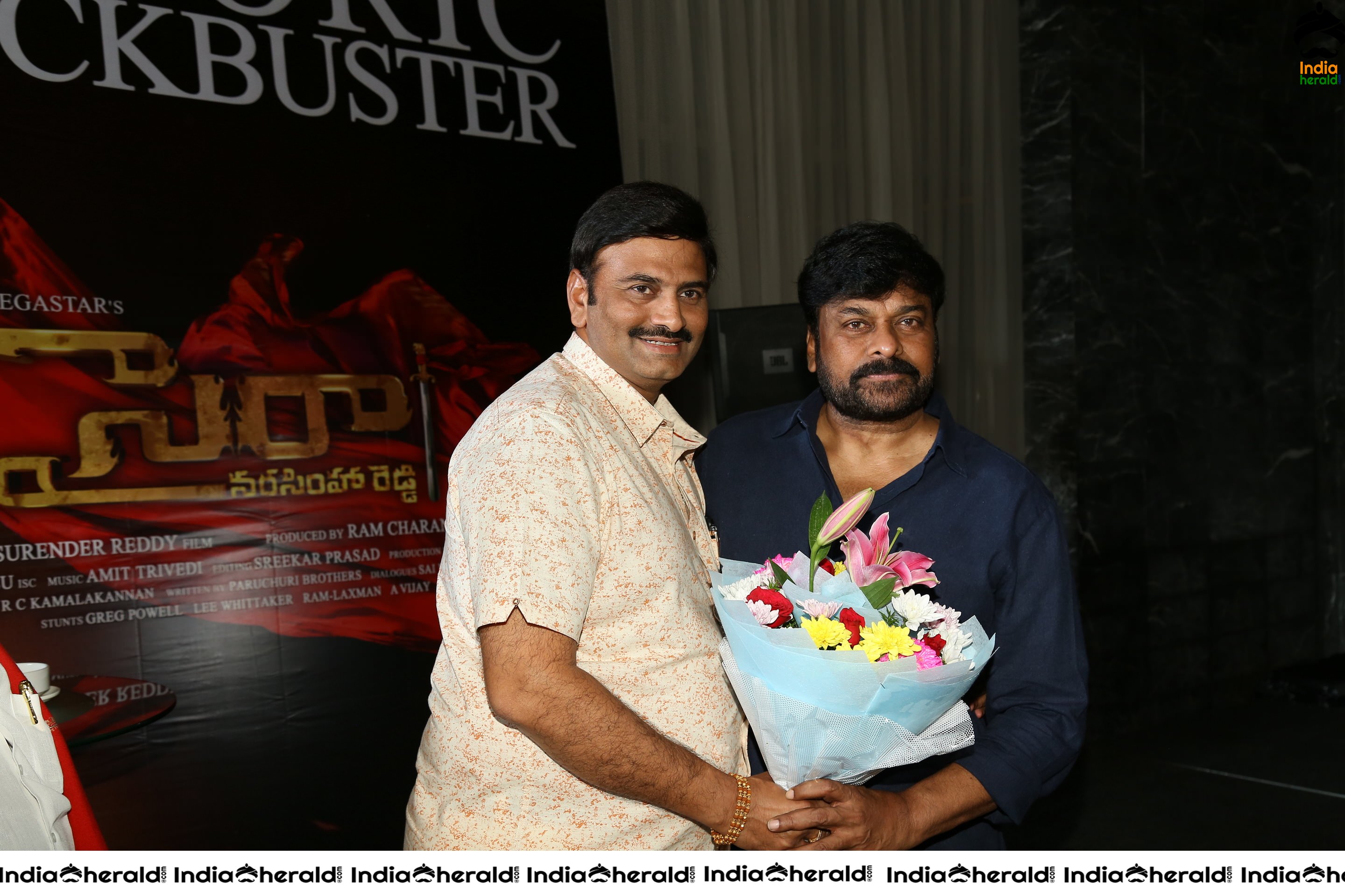 T Subbirami Teddy Felicitates Sye Raa Team And Hails Chiranjeevi Set 1