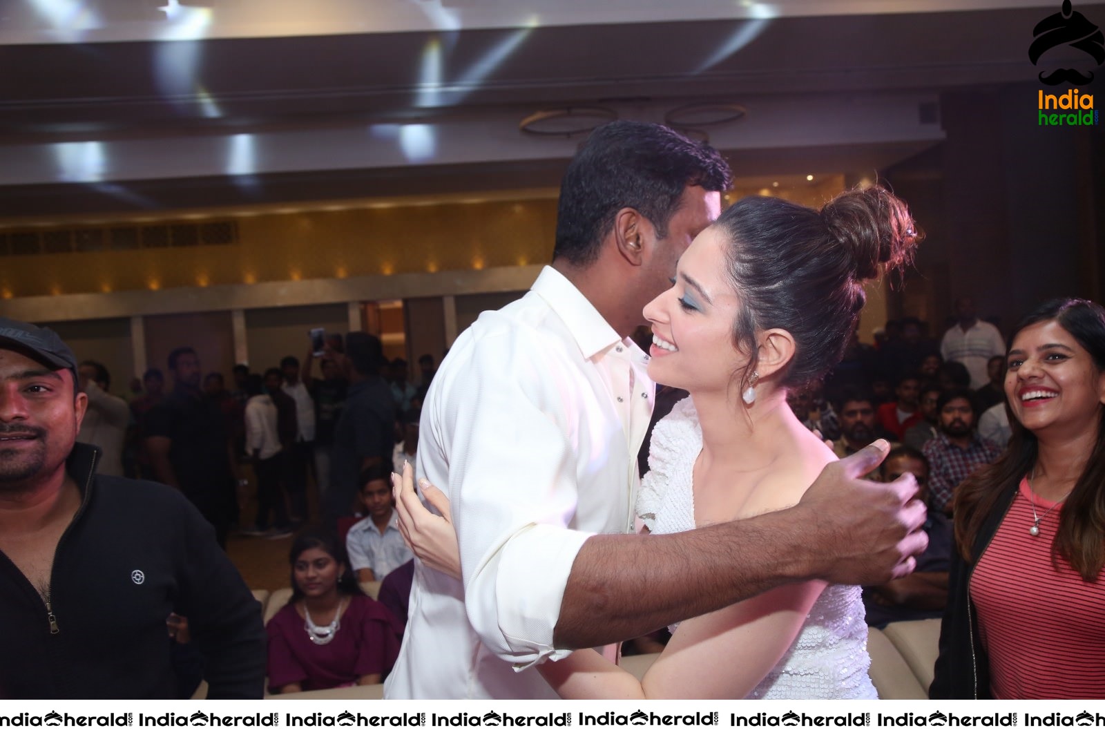 Tamannaah Sits On the Floor and have a Funny Moment with Vishal at Action Event Set 2