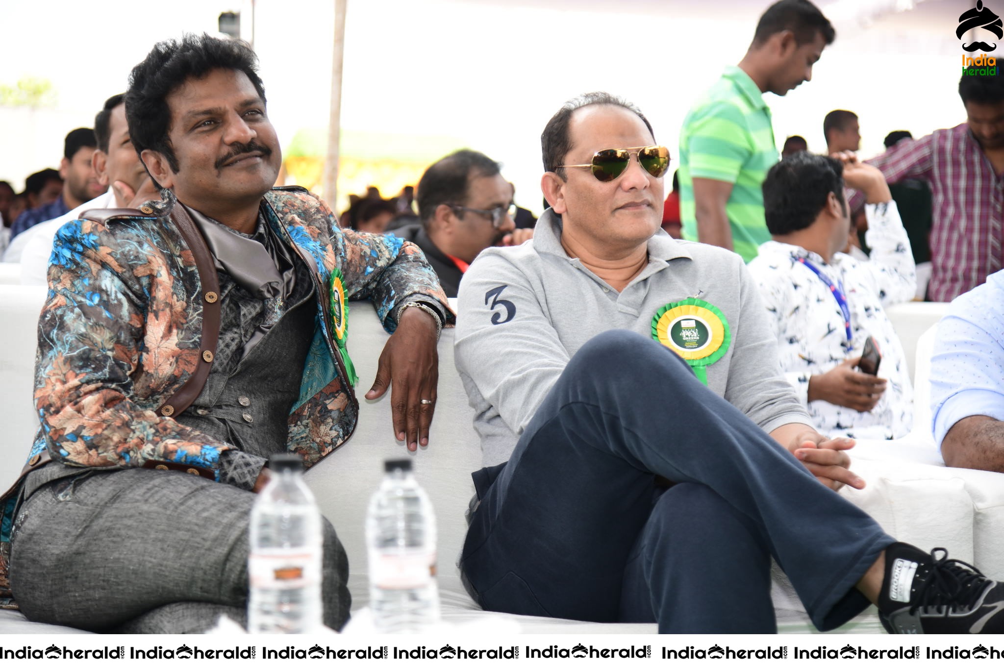 Tamannah and Azharuddin Grand Launched the SUCHIRINDIA IVY GREENS PROJECT at MAHESHWARAM Set 1