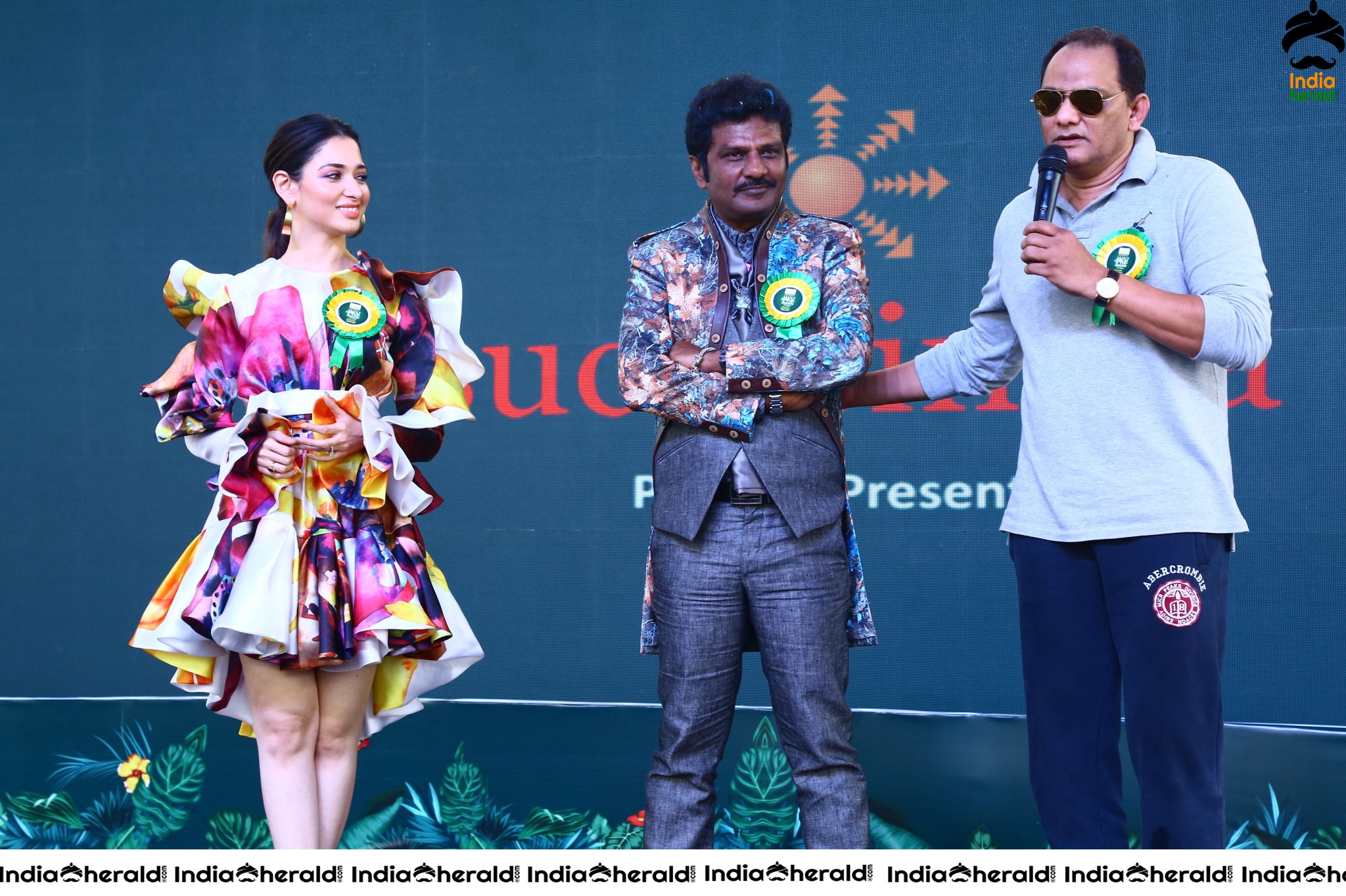 Tamannah and Azharuddin Grand Launched the SUCHIRINDIA IVY GREENS PROJECT at MAHESHWARAM Set 1