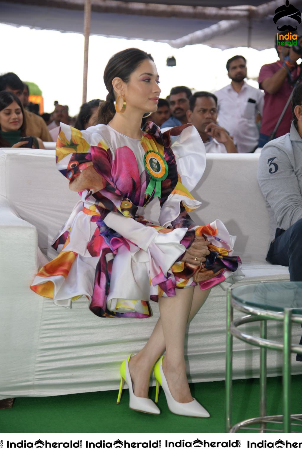 Tamannah and Azharuddin Grand Launched the SUCHIRINDIA IVY GREENS PROJECT at MAHESHWARAM Set 2