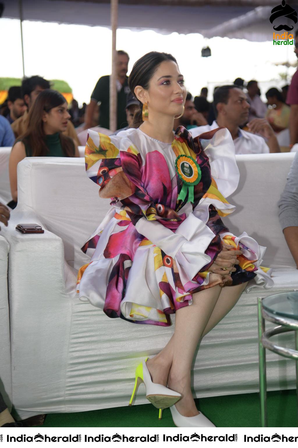 Tamannah and Azharuddin Grand Launched the SUCHIRINDIA IVY GREENS PROJECT at MAHESHWARAM Set 2