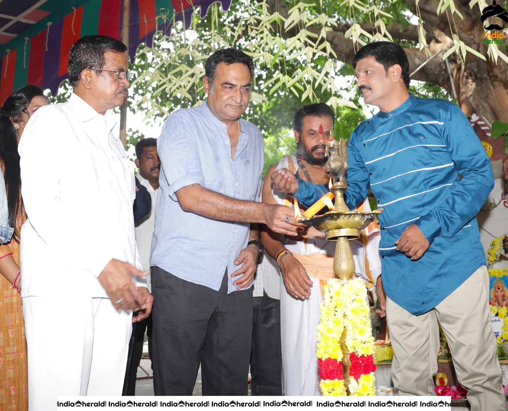 Tamil Movie Kattil Shooting Begins Set 3