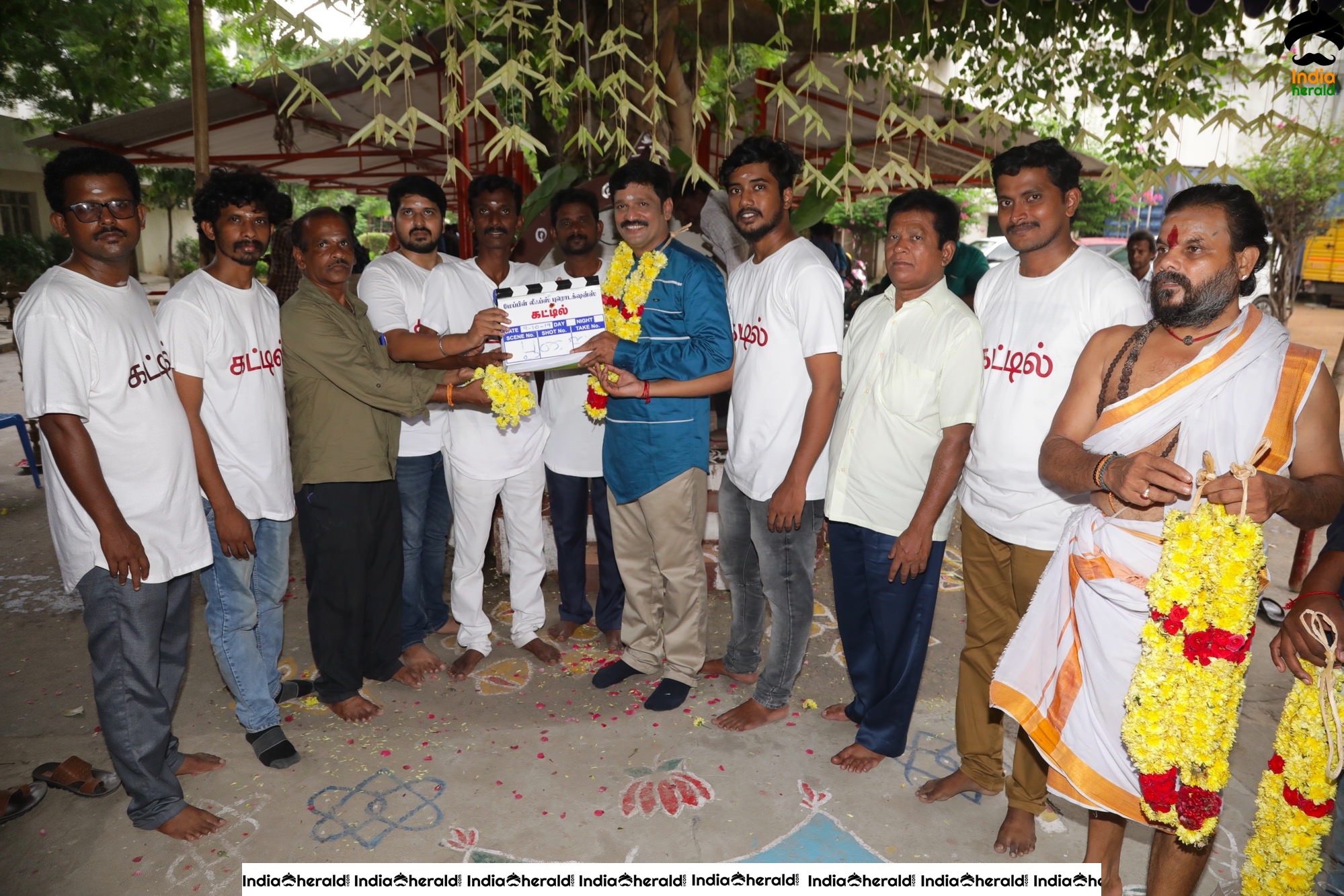 Tamil Movie Kattil Shooting Begins Set 3