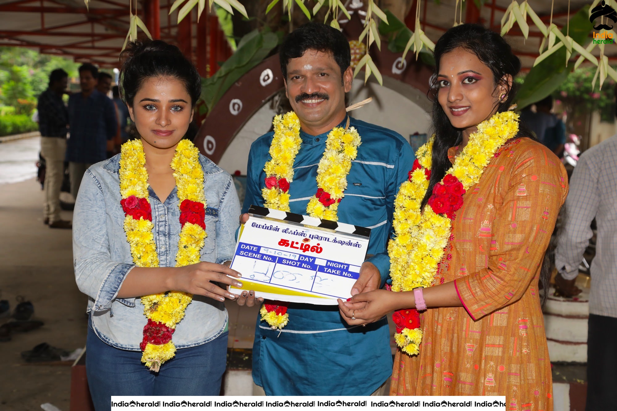 Tamil Movie Kattil Shooting Begins Set 3