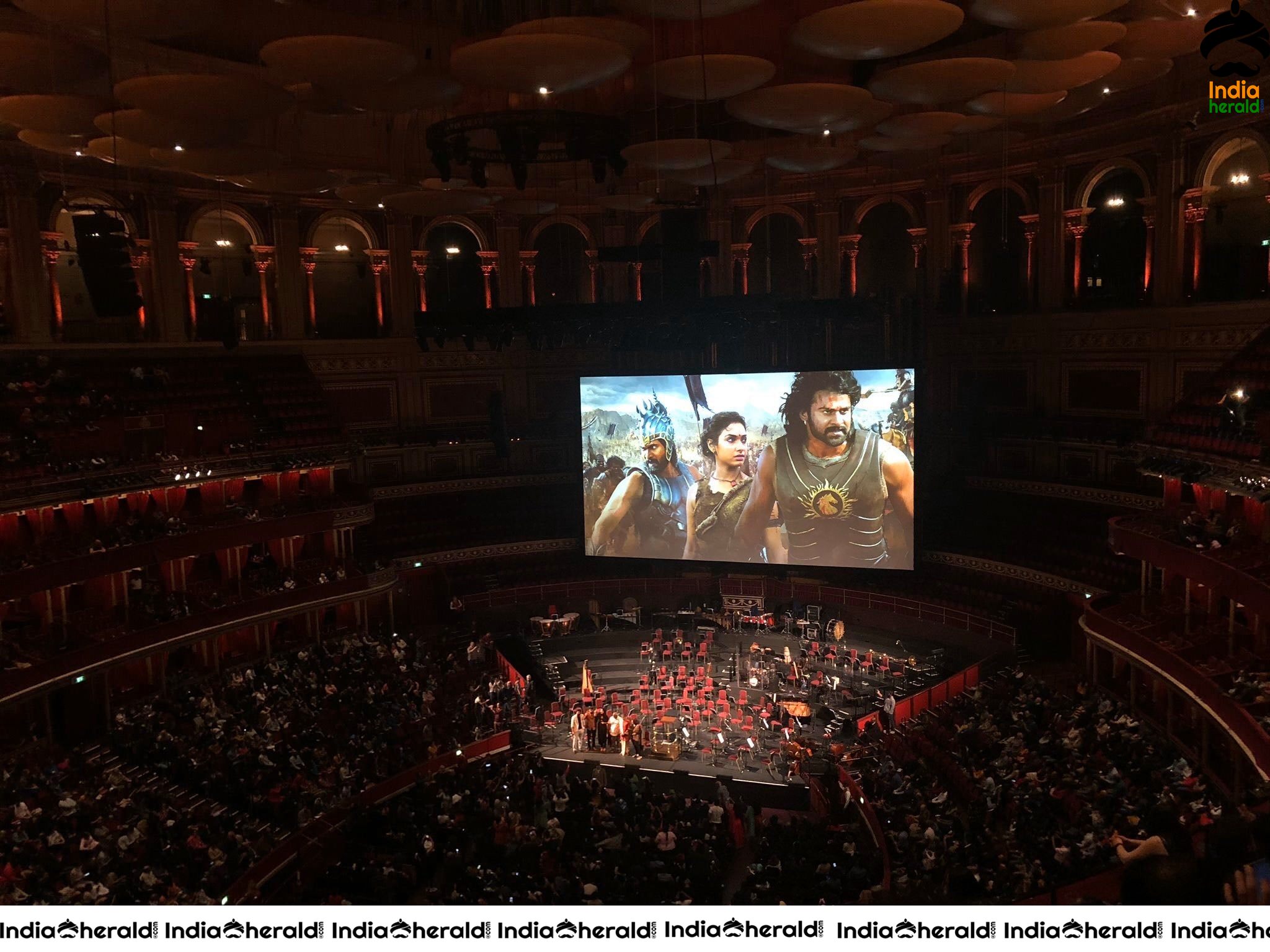 Team Baahubali at the Screening of Baahubali The Beginning at Royal Albert Hall with live orchestration Set 1