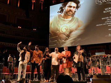 Team Baahubali at the Screening of Baahubali The Beginning at Royal Albert Hall with live orchestration Set 1