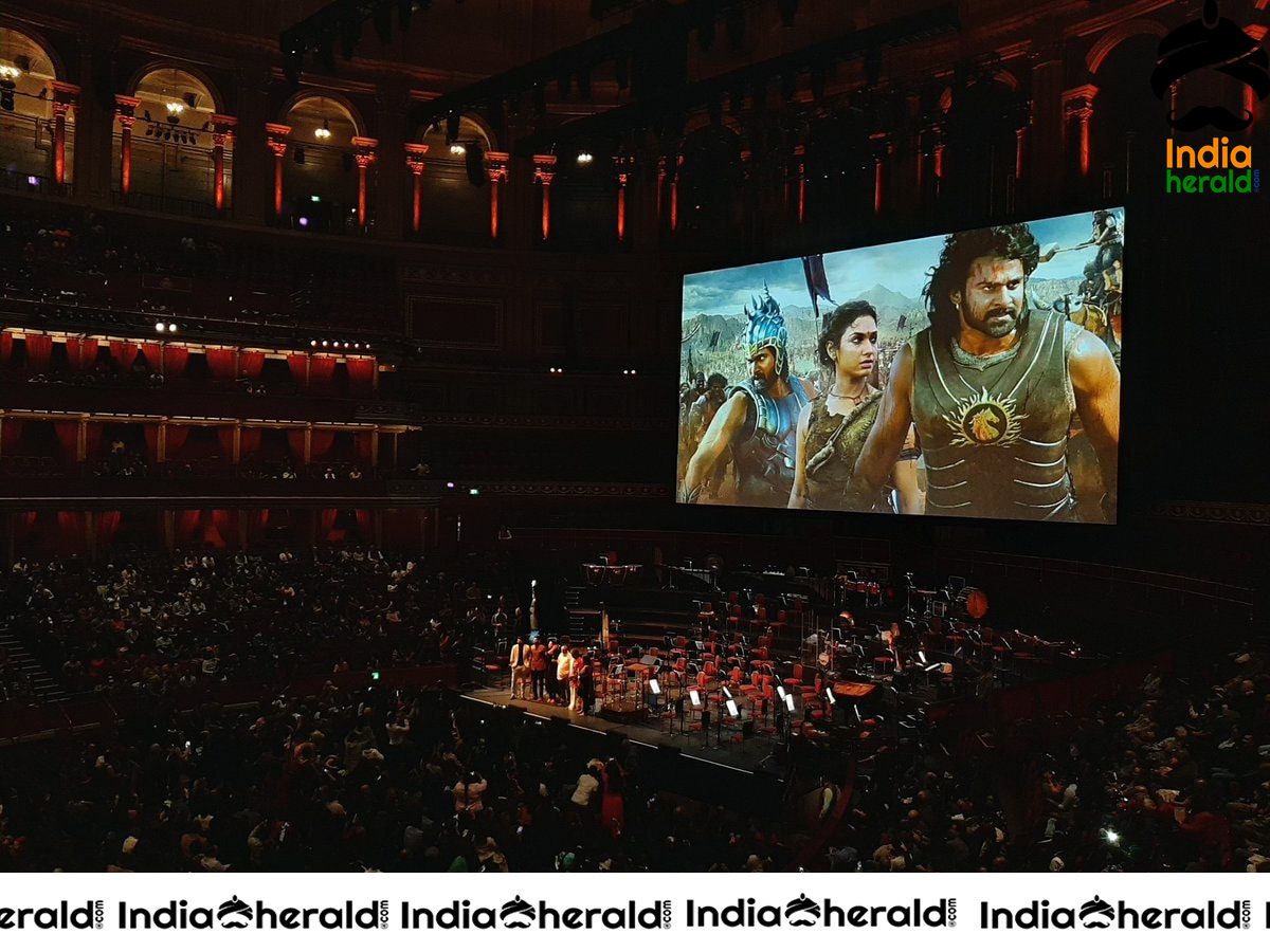 Team Baahubali at the Screening of Baahubali The Beginning at Royal Albert Hall with live orchestration Set 2