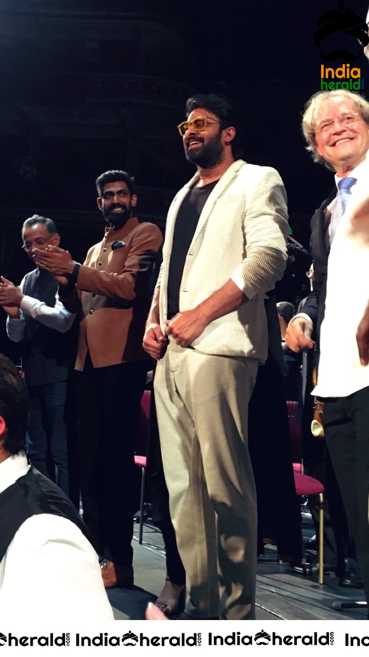 Team Baahubali at the Screening of Baahubali The Beginning at Royal Albert Hall with live orchestration Set 2