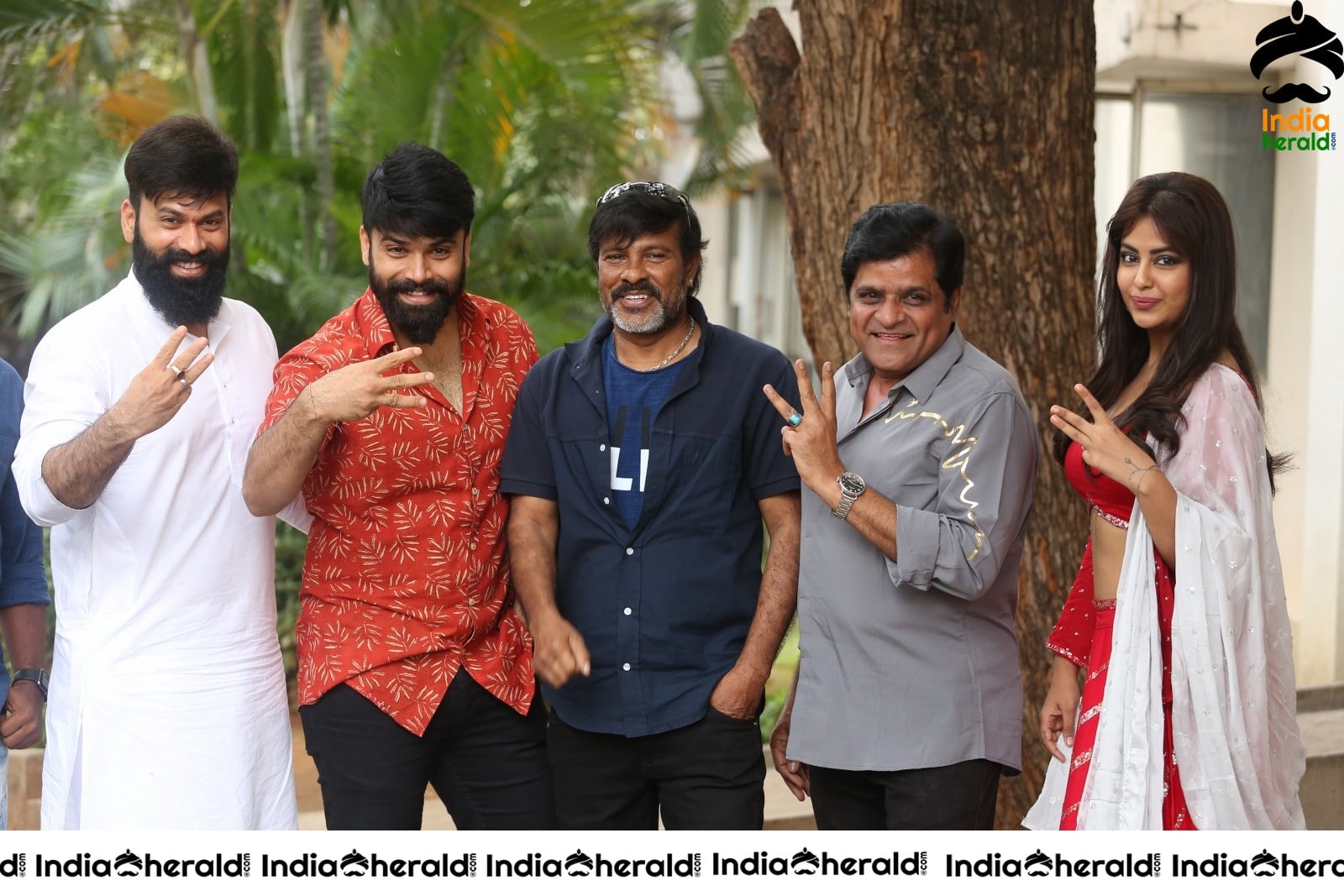 Team Raju Gari Gadhi 3 Group Photos at Success Event Set 2
