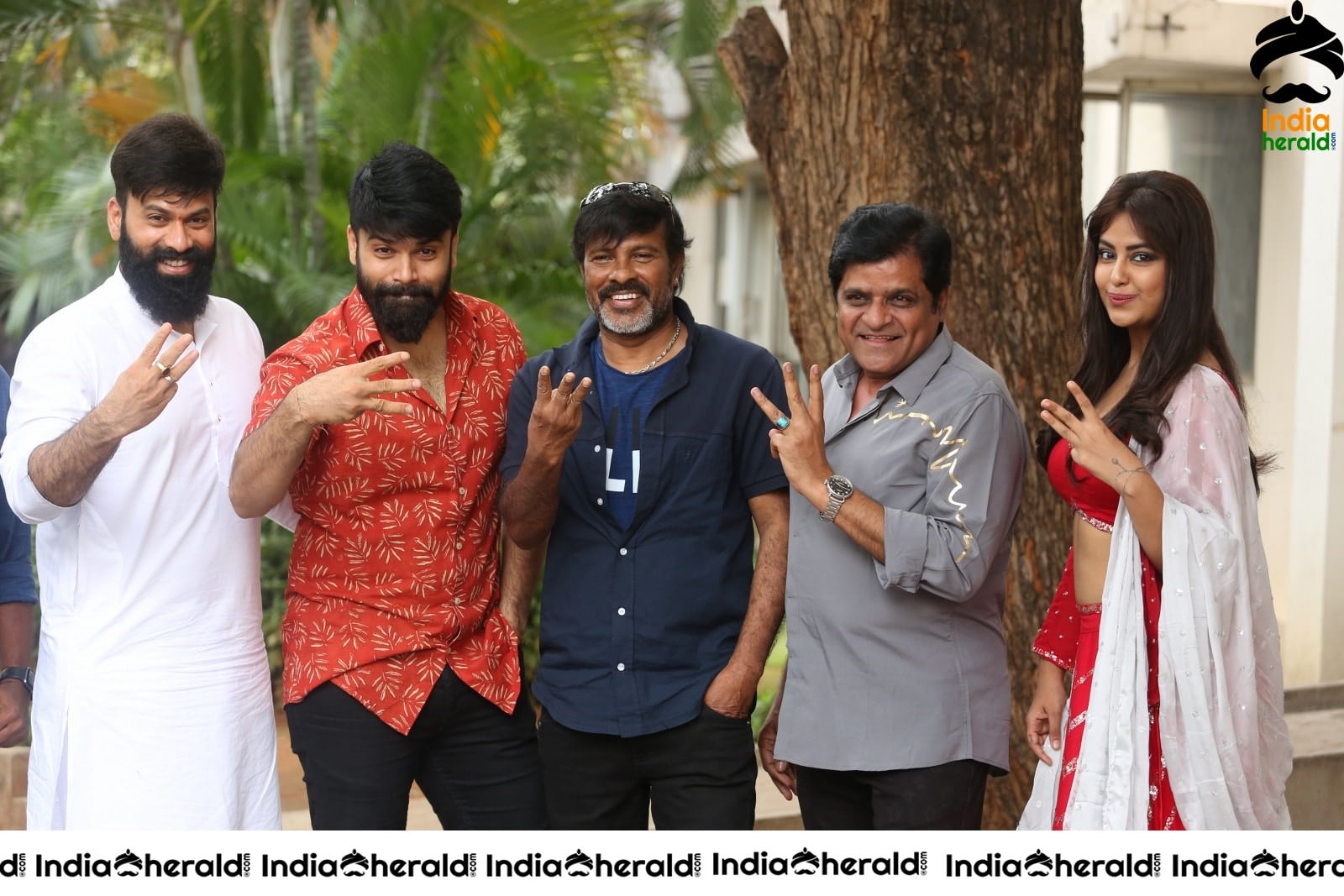 Team Raju Gari Gadhi 3 Group Photos at Success Event Set 2